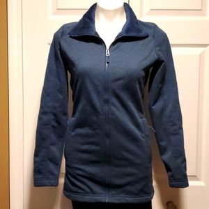 The North Face Lynx Prk-rto Women's Teal Zip Down Jacket - Size Small